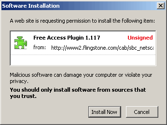Extension install