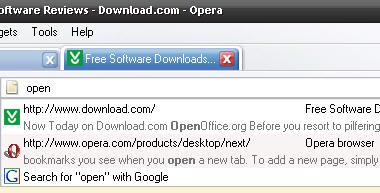 Opera Quick Find